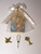 Complete Metallic Magnet w/ Jesus or Virgin Mary Icon Assembled w/Organza Bag, Personalized Ribbon & Charm