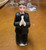 Complete 4" Communion Boy or Girl Decorated with Tulles, 5 Jordan Almonds, Personalized Ribbon & Chalice