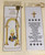 First Communion Bookmark Favor with Italian Rosary in a Pouch