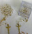 Italian Crystal Rosary with Gold Chain and Modern Cross in a Box