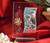Italian Argento Holy Family Silver Icon on Glass with Swarovski Crystal