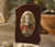 Italian Colorful Orthodox Greek Icon Christ Pantocrator Icon On A Wood Stand