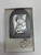 Italian Silver Mother and Child Icon on Oval Cherry Wood