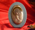 Italian Silver Praying Jesus Icon Made In Italy Icon On A Wood Stand (Baby Blue)