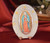 Italian Our Lady Of Guadalupe On A Murano Glass Stand