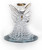 Spun Glass Angel on Mirrored Base Favors