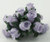 Decorative Rose Bunch Charms  with Petals - One Dozen