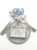 Modern Religious Favor with 3" Silver Ring Combined w/Chocolate, Jordan Almonds, Personalized Ribbon & Cross