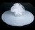 9.5 Inches Off-White Tulle Circle with Silver or Gold Edge - ON CLEARANCE -