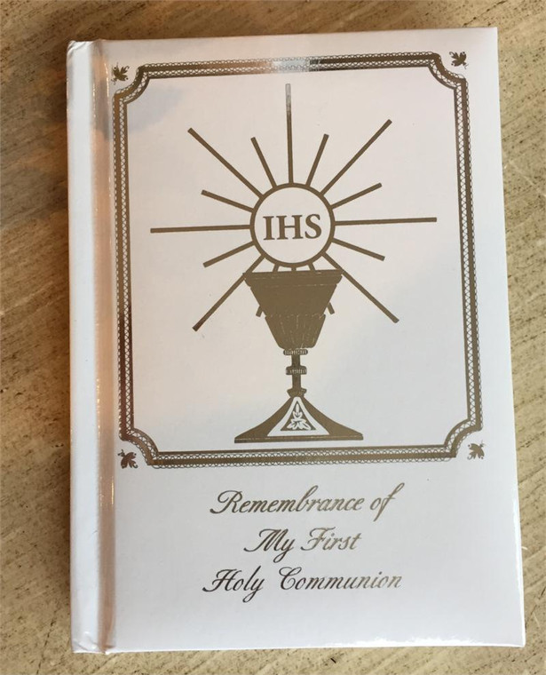 First Holy Communion Missal / Catholic Prayer Book Silver with Imitation Mother of Pearl Cover - English