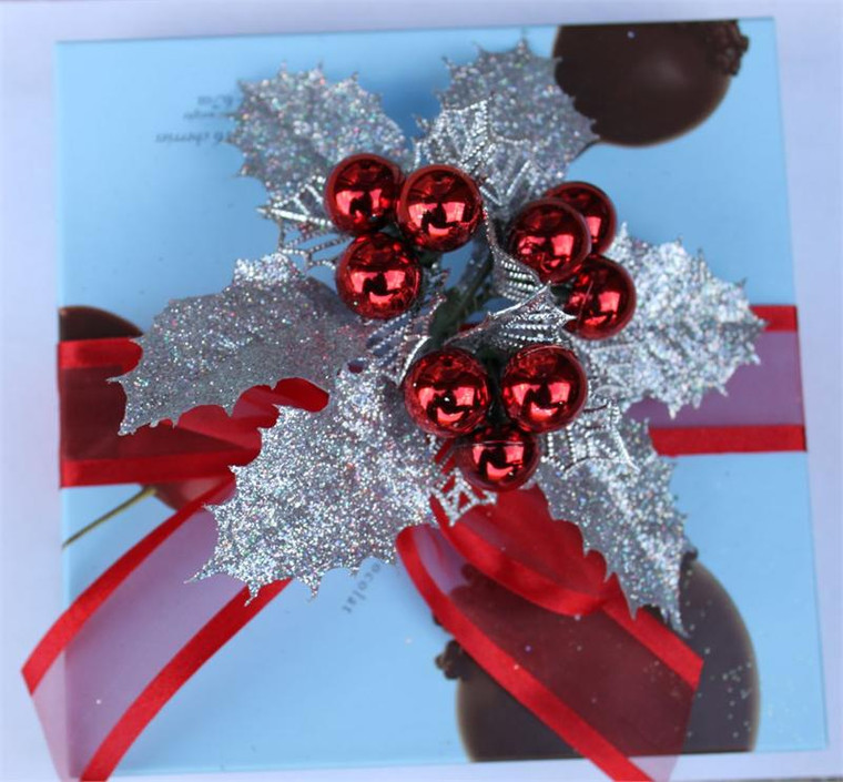 Cherries Dipped in Chocolate Fancy Christmas Gift Box - SALE -