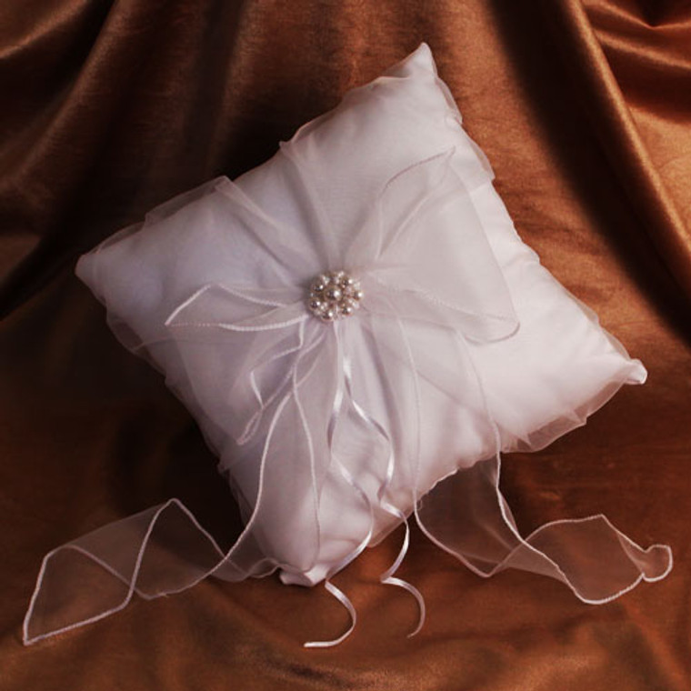 "Pure Satin" Ring Bearer Pillow
