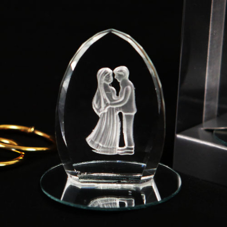 "Crystal Couple" Crystal Figurine