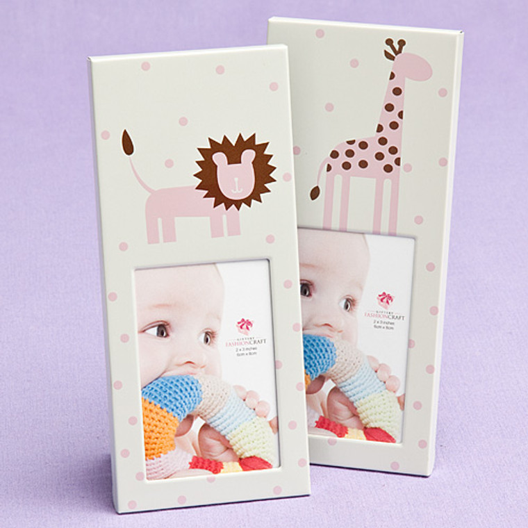 Animal Themed  Baby Frames - Pink