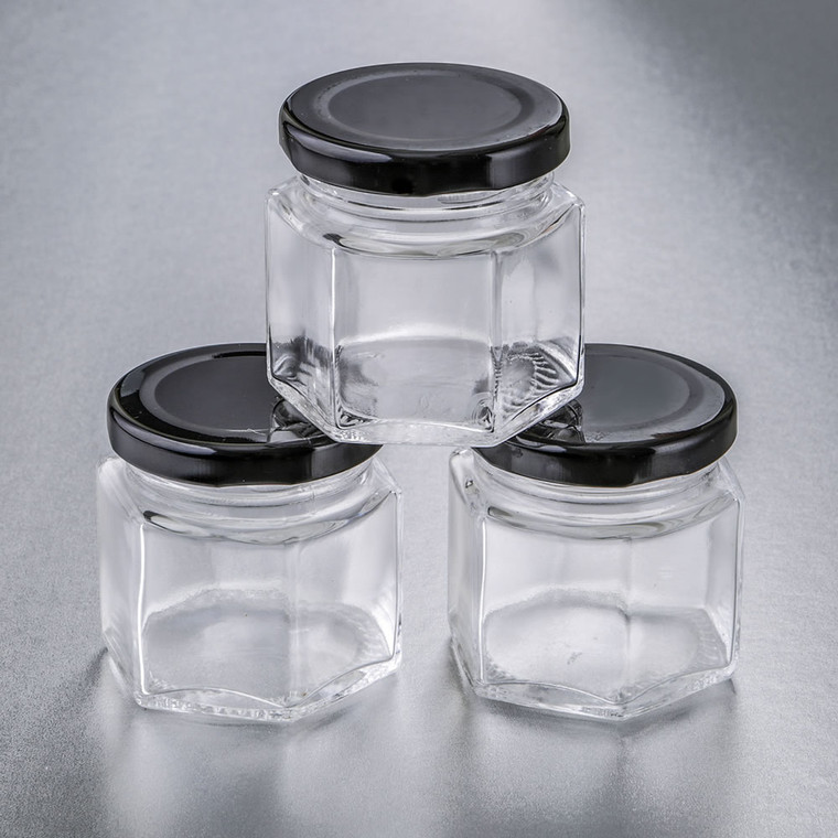 Perfectly Plain Small Hex Jar
