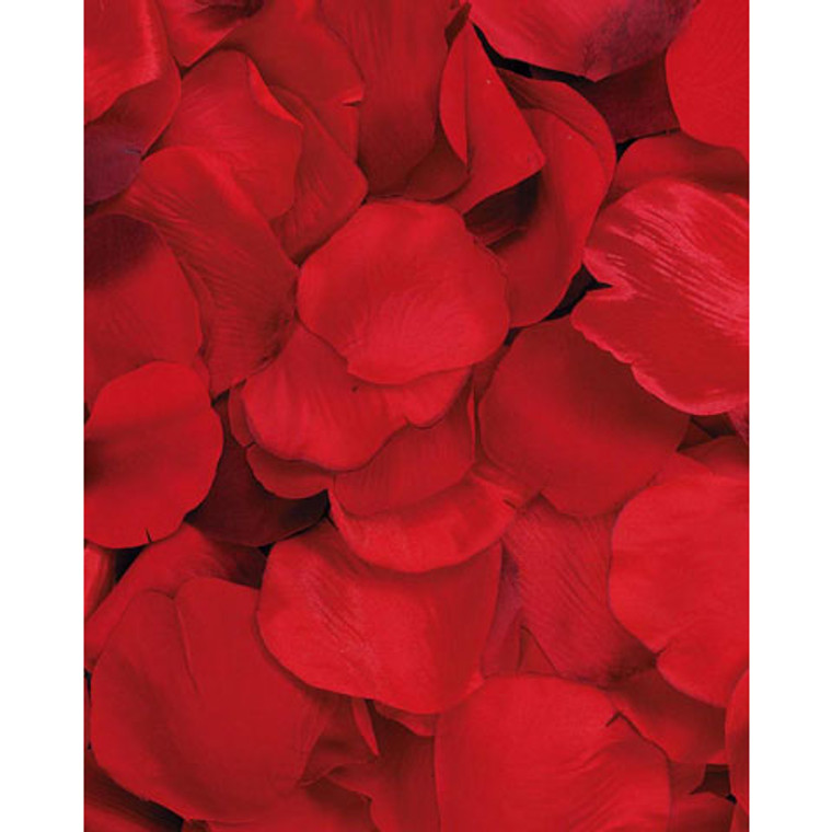 Loose Satin Red Rose Petals - Bag of 100 Pieces
