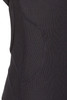Black Premium Ribbed Jersey Sleeveless Flared Jumpsuit