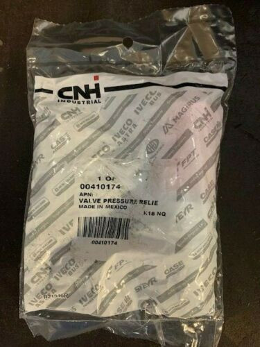 NEW GENUINE CNH 00410174 PRESSURE RELIEF VALVE