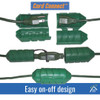 Cord Connect® -  Easy on/easy off clamshell design. 