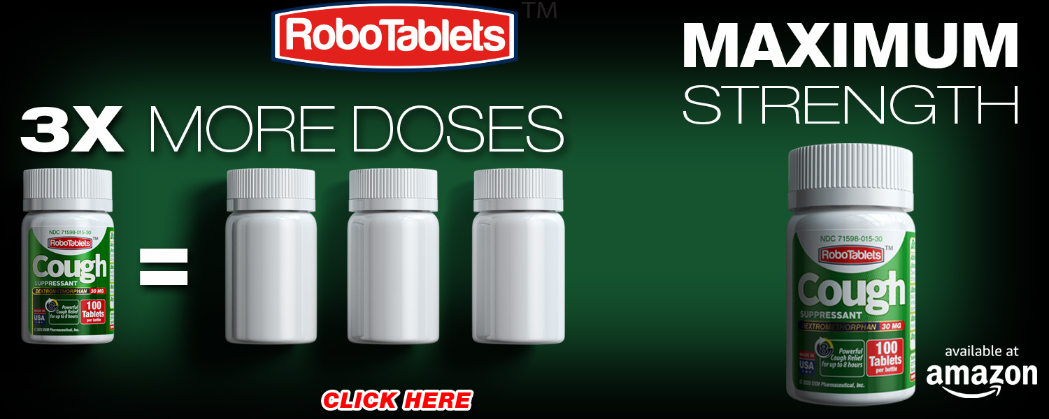 RoboTablets RoboCough dxm dextromethorphan cough delsym robitussin