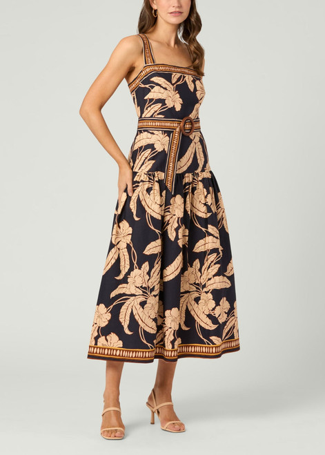 Kora Dress Navy/khaki Kora Dress Navy/khaki