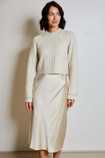 Roz Sweater Dress Combo Dove Marl Roz Sweater Dress Combo Dove Marl