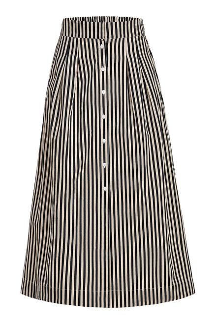 Scout Skirt - Ganache Pinstripe Scout Skirt - Ganache Pinstripe