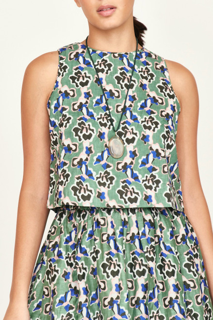 Santanyl Top in Mint Orchid