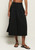 Ava Midi Skirt - Jet Black