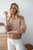 Lake Sweater Camel Ivory Stripe
