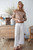 Lake Sweater Camel Ivory Stripe