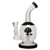 7" Mushroom Globe Water Pipe - Assorted