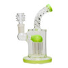 6" Bent Neck Tree Perc Water Pipe - Assorted