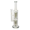 14" Straight Double Tree Water Pipe - Assorted