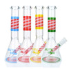10" Elite Glass Beaker Water Pipe - Style 12 - Assorted