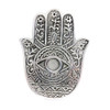 Metal Hamsa Hands Incense Burner 4.25"