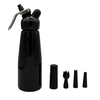 Kitchen Whip Aluminum Dispenser - Black