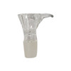 19mm Male Funnel Bowl w/ Curved Handle - Clear