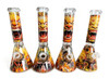 10" Monster Decal Beaker Water Pipe - Assorted