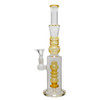 15" Ribbed Perc Water Pipe - Assorted