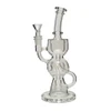 10" Elite Glass Clear Recycler Water Pipe