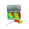 Dab Kit with Stainless Tool and Silicone Containers - Assorted