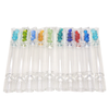 4" Glass One Hitter with Glass Jewels - 10 pack - Assorted