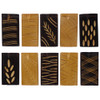 4" Engraved Square Import Dugout - Assorted 10 pack