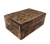 Floral Carved Wood Box 4x6"