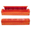 12" Color Wood Coffin Incense Burner - Orange - 2 pk.