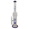 21" Water Pipe with Sprinkler Perc and Triple Perc - Assorted