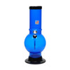 Acrylic Pull Thumb Carb Pipe 9" Bubble Base (2" Diameter) - Assorted