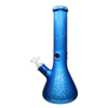 13" 7mm Electroplated Crackle Pattern Beaker Water Pipe