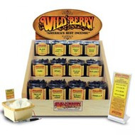 Wildberry Cones 12 Jar Empty Oak Display UpNSmoke Wholesale